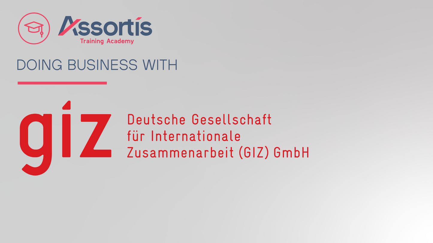 Doing business with GIZ